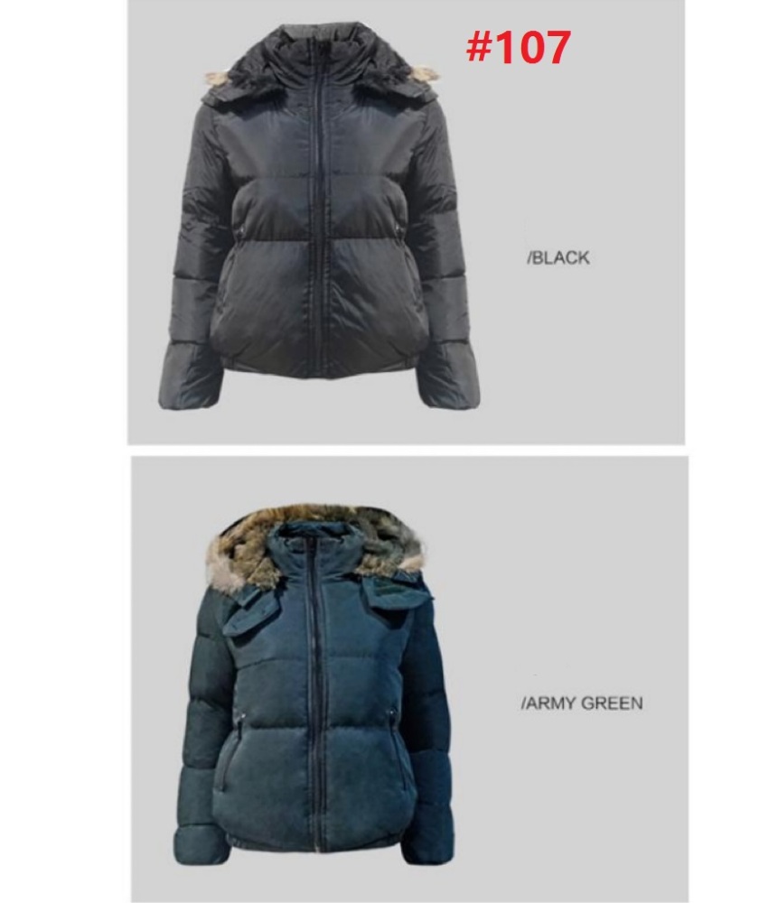Stocks & ready-made-  Women Fur Collar Warm female Down Winter long Puffer Jacket  Coat