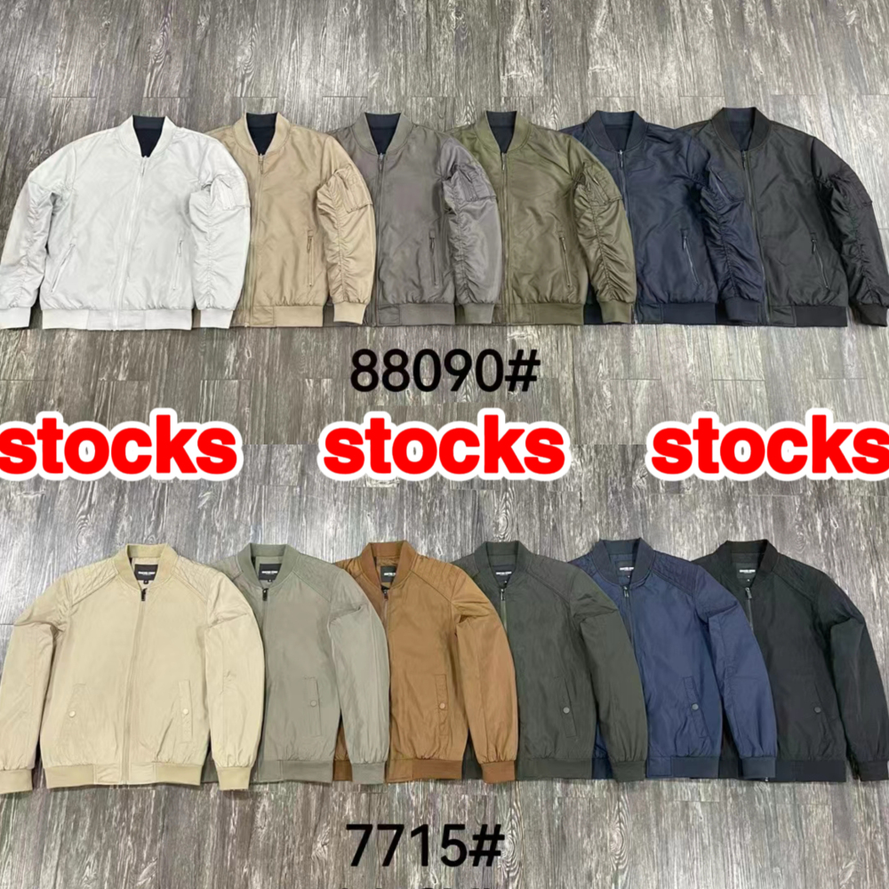 GorgeousBen stocks & ready-made&spot Casual Wear Unisex Modern Style Low Price Plain Bomber Jackets Top Quality Loose/Slim Fit Male & Female Bomber Jackets