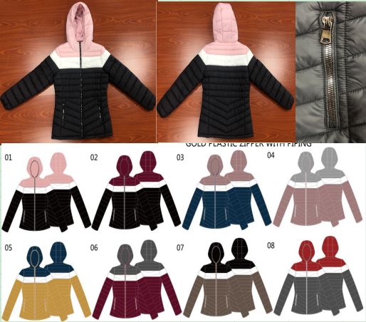 GorgeousBen stocks & ready-made&spot LADIES PADDING JACKET - Wholesale Price
