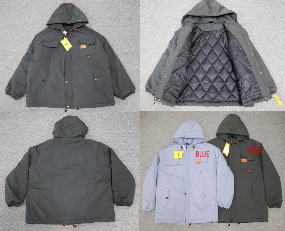 GorgeousBen stocks & ready-made&spot Fashion Men Winter Parkas Hooded Casual Warm Coat Jacket Streetwear Puffer Jacket clearance sale