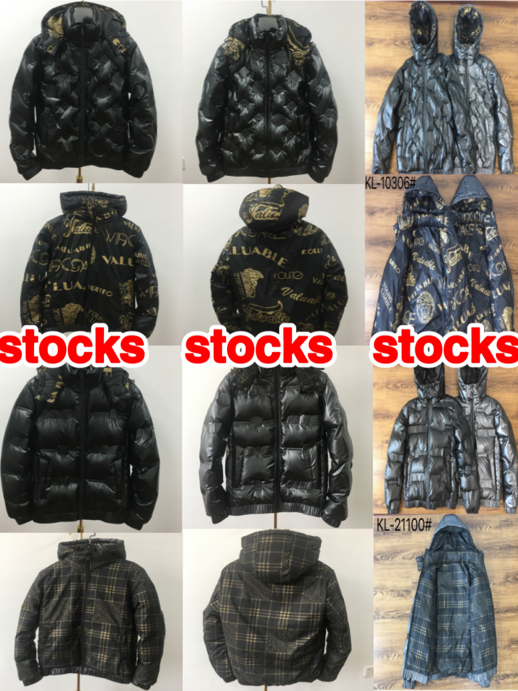 GorgeousBen stocks & ready-made&spot Wholesale  double sided wear thick bubble coat men streetwear winter Reversible men puffer jacket- Wholesale Price