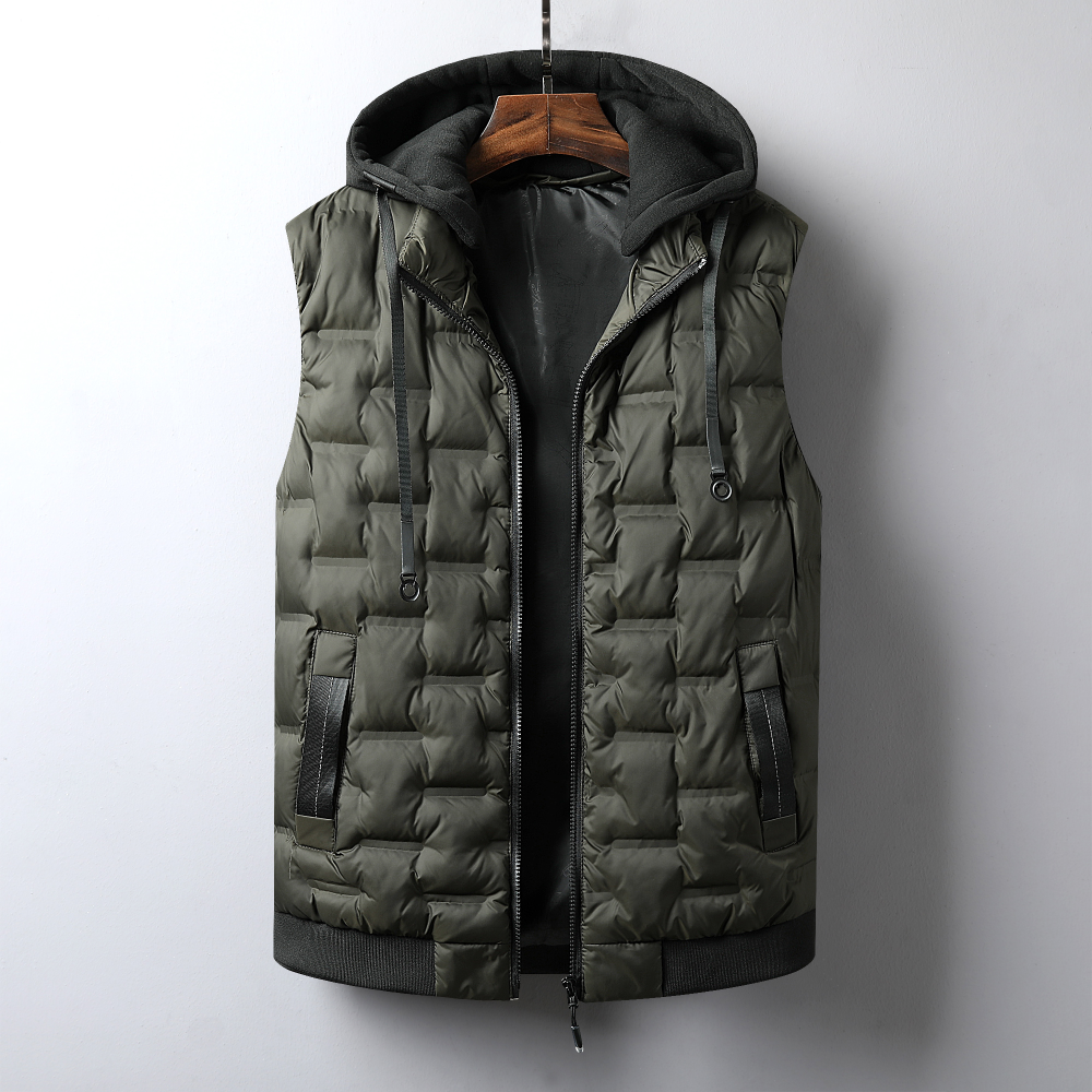 GorgeousBen   men's vests waistcoats Sleeveless coat warm down cotton plus size men's vests winter coat men