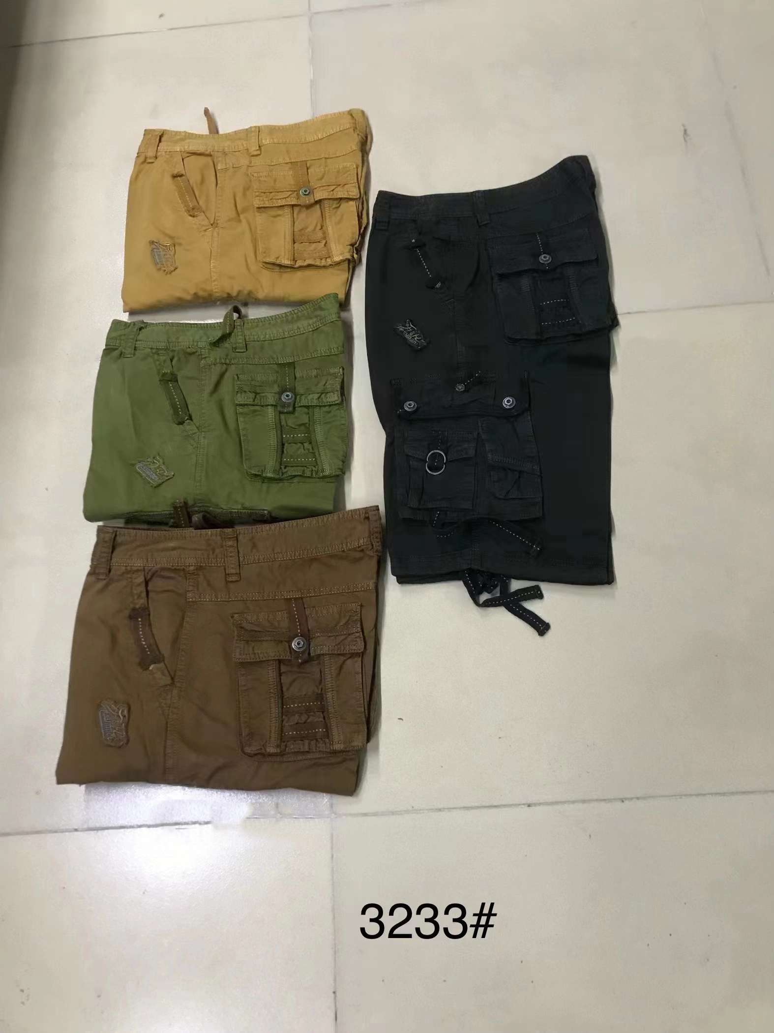 GorgeousBen stocks & ready-made&spot  Wholesale High Quality Custom Printing Big Pocket Cargo shorts - Wholesale Price