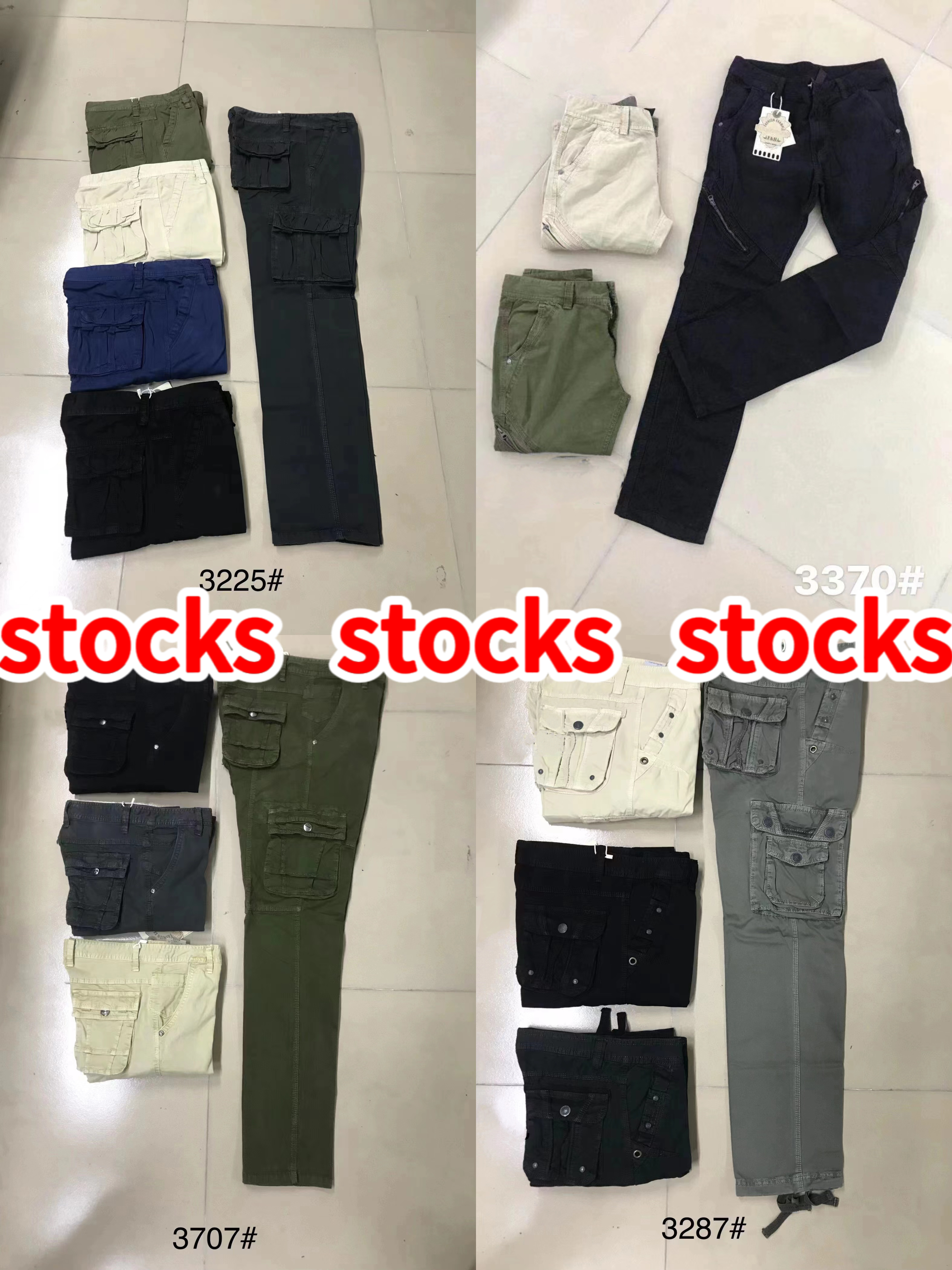 GorgeousBen stocks & ready-made&spot  Wholesale High Quality Custom Printing Big Pocket Cargo Pants - Wholesale Price