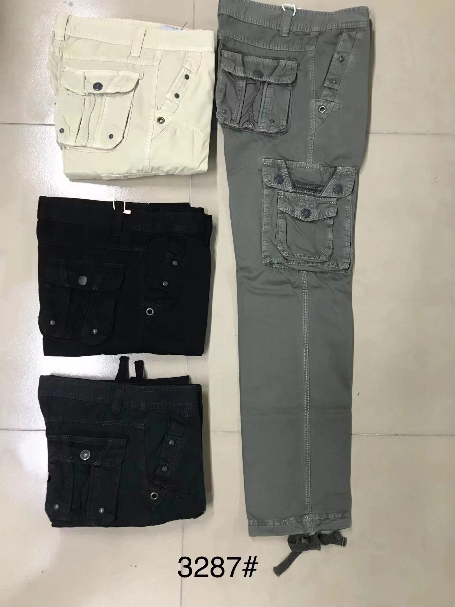 GorgeousBen stocks & ready-made&spot  Wholesale High Quality Custom Printing Big Pocket Cargo Pants - Wholesale Price
