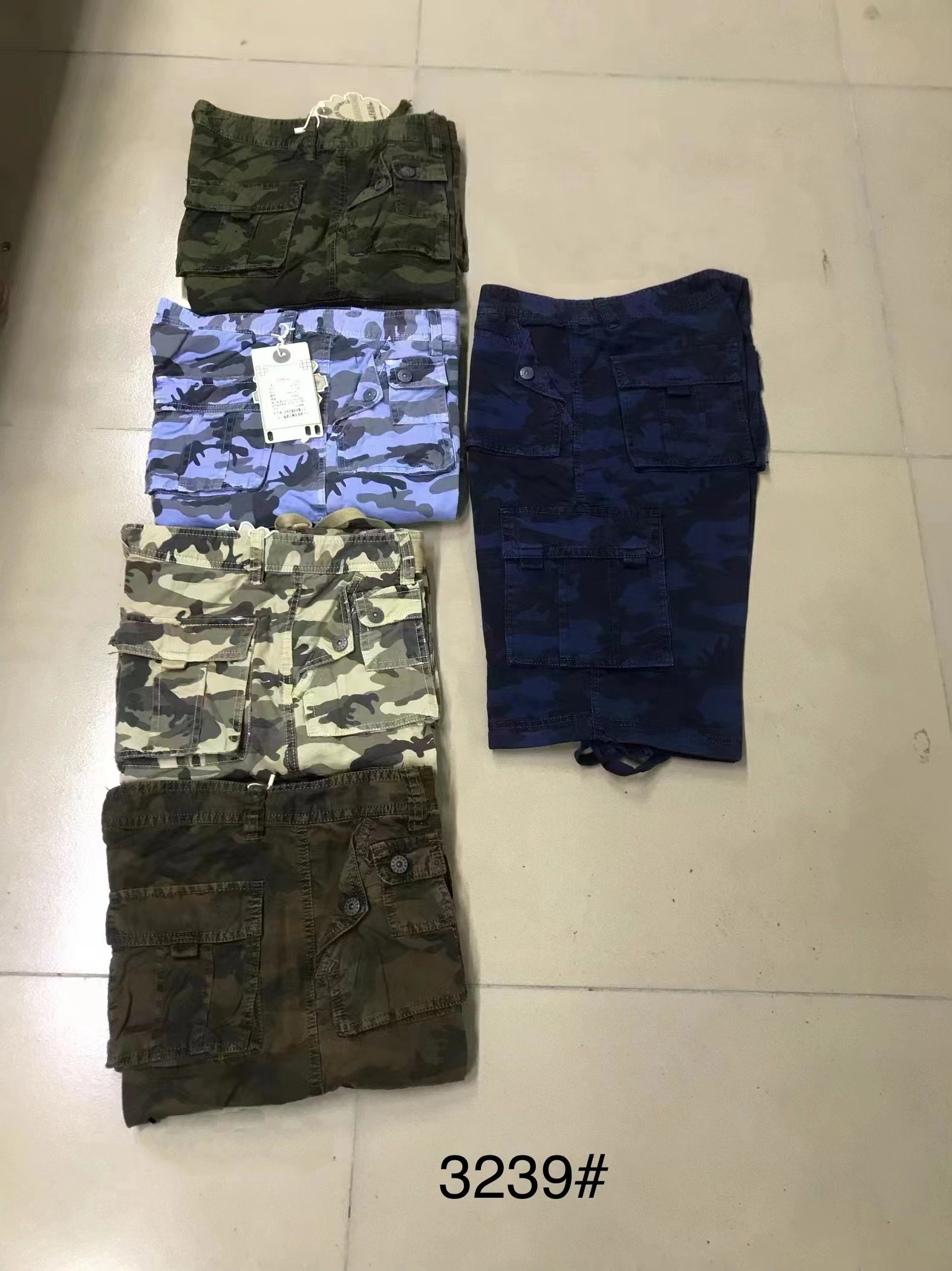 GorgeousBen stocks & ready-made&spot  Wholesale High Quality Custom Printing Big Pocket Cargo shorts - Wholesale Price