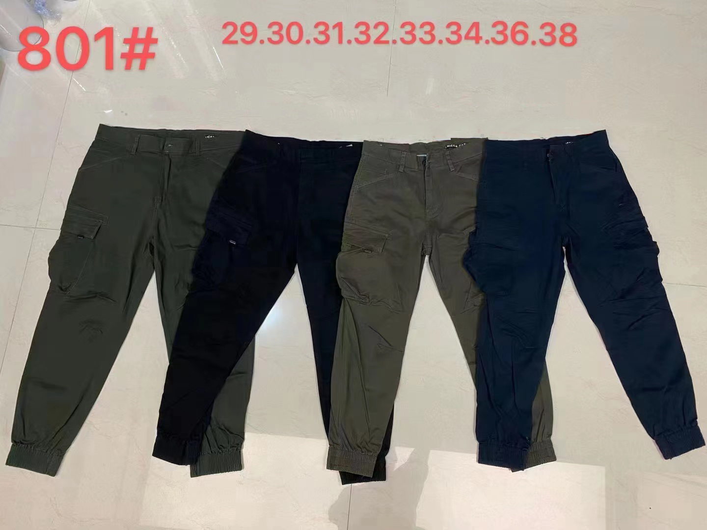 GorgeousBen stocks & ready-made&spot  Wholesale High Quality Custom Printing Big Pocket Cargo Pants - Wholesale Price