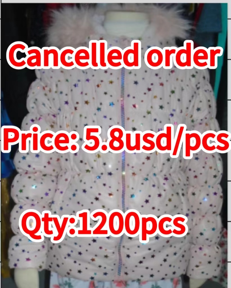 Cancelled order- Winter Fancy Shiny Coat With Fur Colla Long Hooded Girl Puffer Jacket