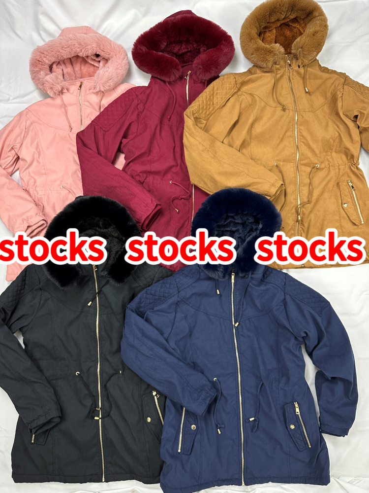 Stock&ready- Ladies Winter Warm Padding Jacket Coat Jacket Fashion Solid Women Reversible Clothing