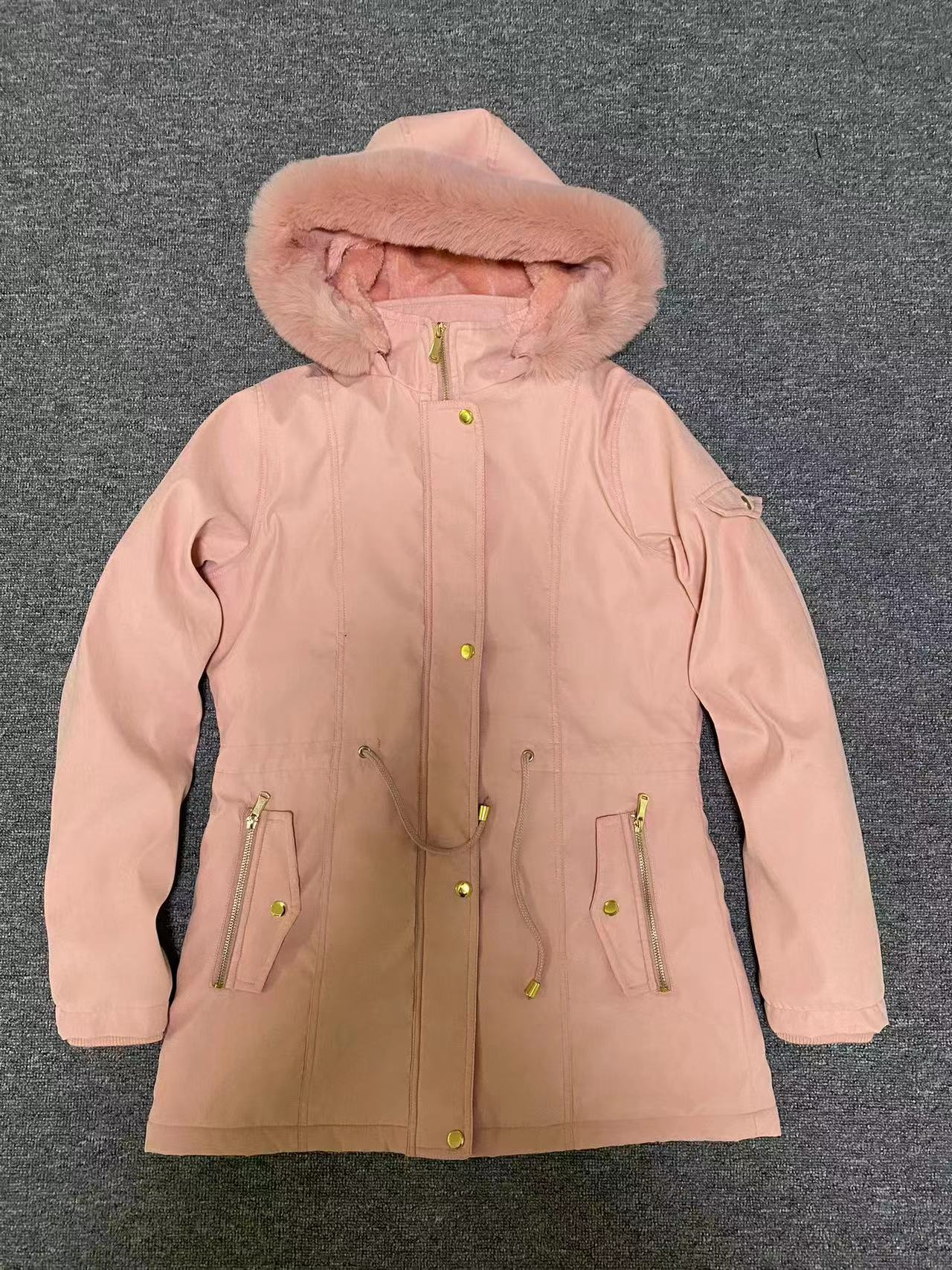 Stock&ready- Ladies Winter Warm Padding Jacket Coat Jacket Fashion Solid Women Reversible Clothing