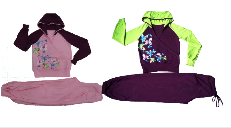 Cancelled oder - Girl's Round Neck Long Sleeve Pants Two-Piece Set  Sports Suit