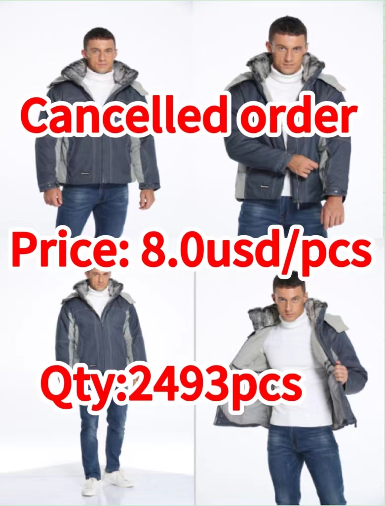 Cancelled order- MEN'S JACKET  WITH DETACHABLE HOODY