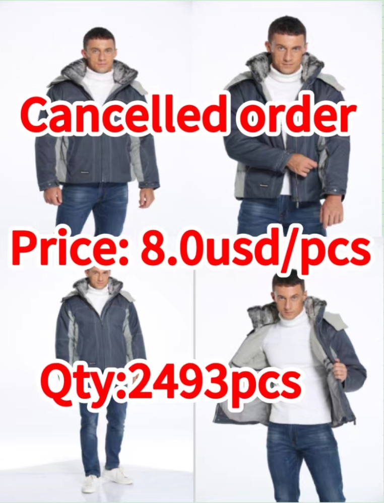 Cancelled order- MEN'S JACKET  WITH DETACHABLE HOODY