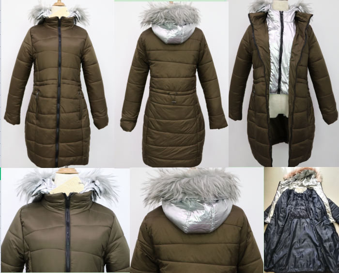 Cancelled order-Women's Down Jacket with Fur Trim Hood