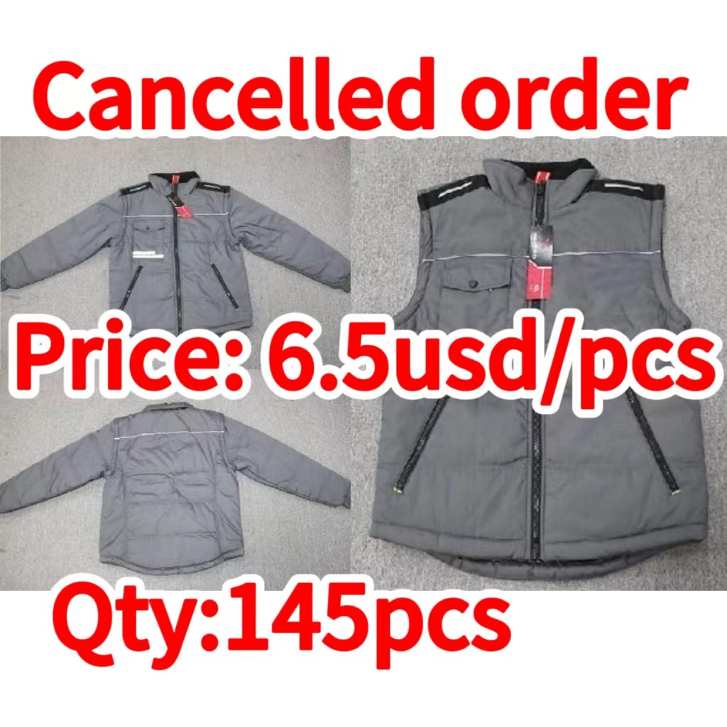Cancelled order - Men Down jacket with removable sleeves