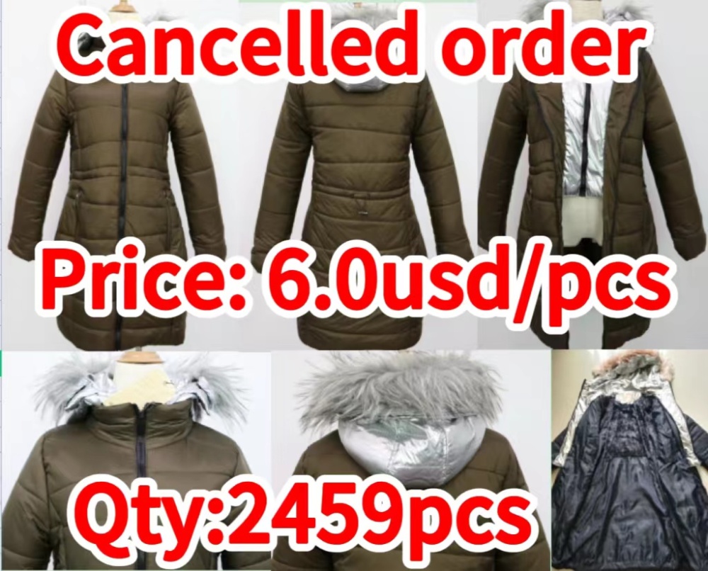Cancelled order-Women's Down Jacket with Fur Trim Hood