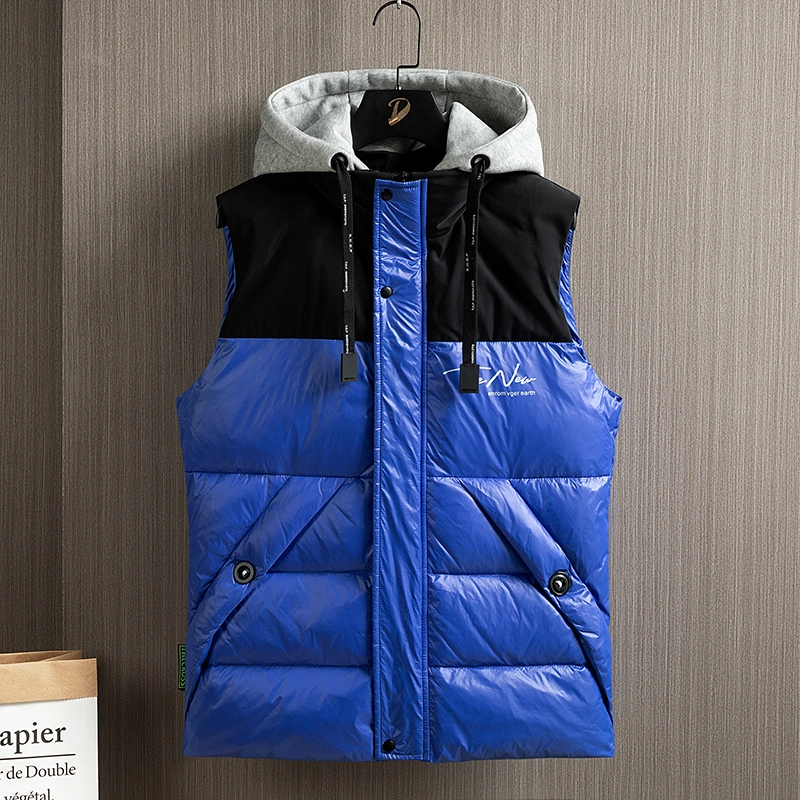 Men's Sleeveless Jacket Lightweight bubble jackets Utility Outdoor Vest