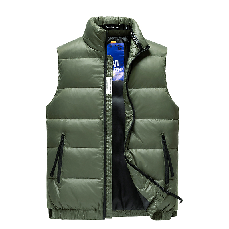 Mens Hot Sale Winter Windproof 100%Polyester Down Jacket Quilted Lightweight Jackets Vest For Men Men's Gilet