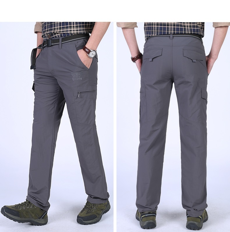 Mens Summer waterproof large size tactical trousers men's sports outdoor hiking pants Combat Pants Cargo Pants Urban Trouser For Men