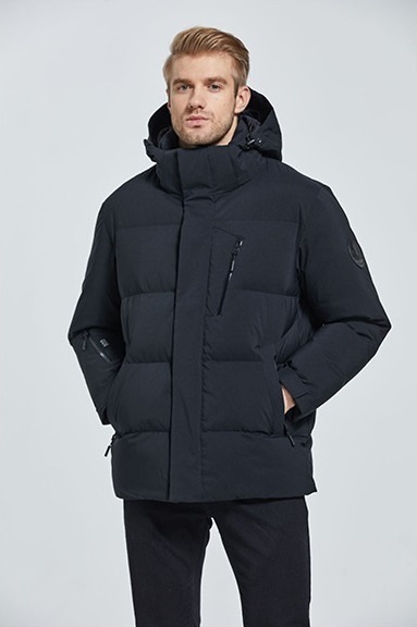 Men's Thickness Down Jacket mens parka Duck Down Thermal Jacket Bright Face Hooded Down Coat bomber jacket men