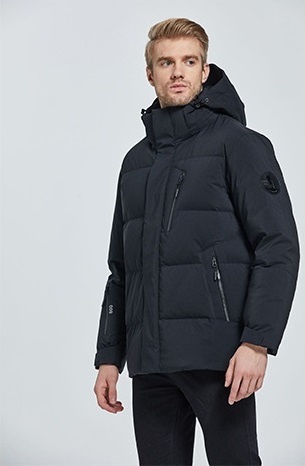 Men's Thickness Down Jacket mens parka Duck Down Thermal Jacket Bright Face Hooded Down Coat bomber jacket men