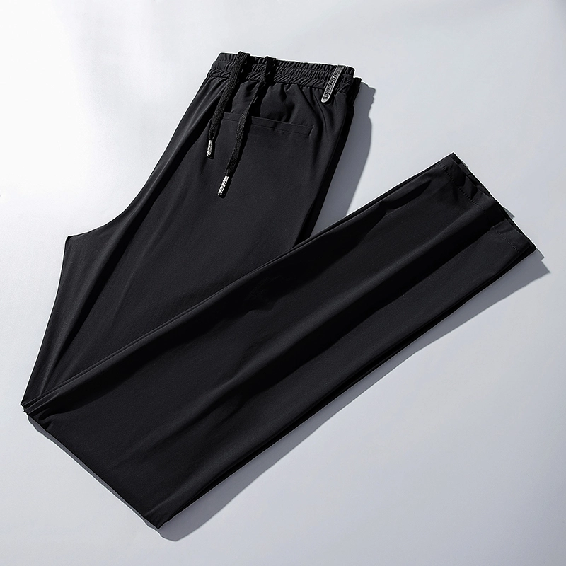 Men's Pants Summer Thin Casual Stretch Quick Dry Sports Pants Elastic Men's Straight Pants