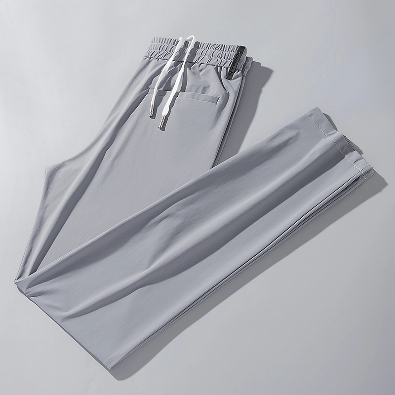 Men's Pants Summer Thin Casual Stretch Quick Dry Sports Pants Elastic Men's Straight Pants