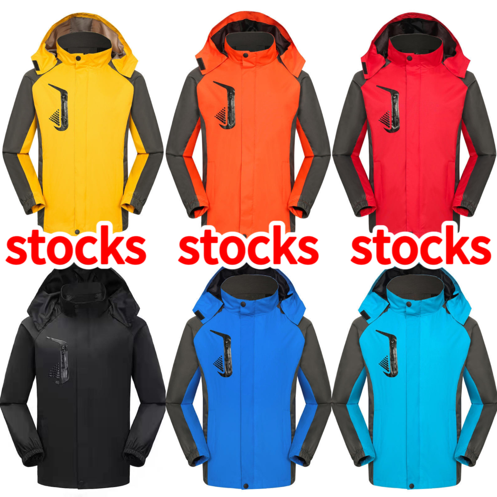 Stock&ready made- Men's Waterproof Men sports Jackets  Stand-Up Collar men clothes