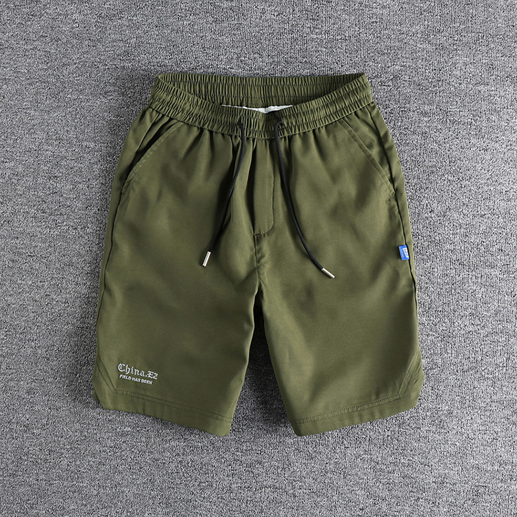 Grogeous Ben Men's Summer Loose Straight Short Thin Ice Silk Sports Casual Trend Short