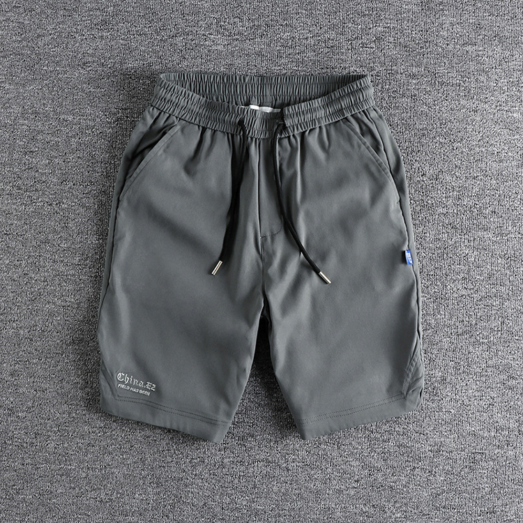 Grogeous Ben Men's Summer Loose Straight Short Thin Ice Silk Sports Casual Trend Short