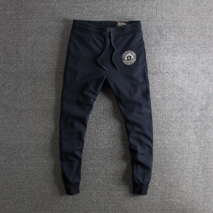 GrogeousBen Men's Embroidered design jogger foot collection foreign  men's sweatpants