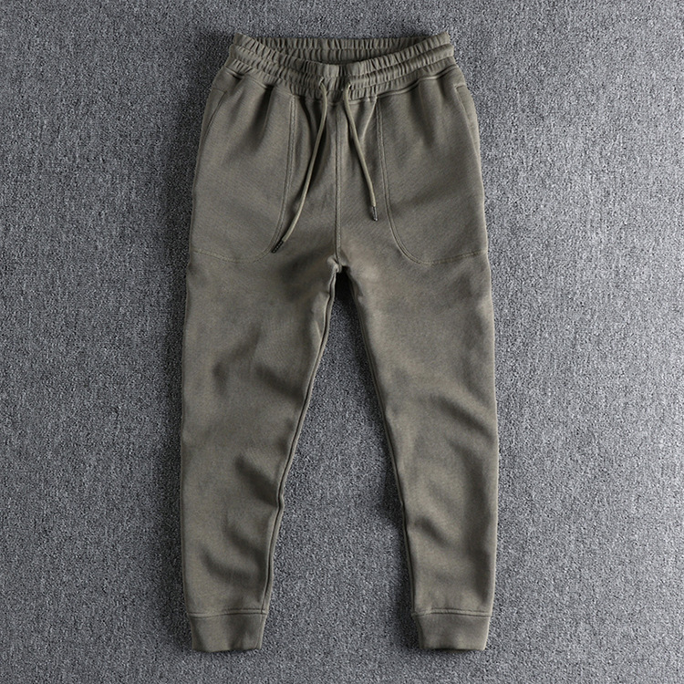 GrogeousBen Men'swinter sports running trousers comfortable breathable loose jogger pants sweatpants