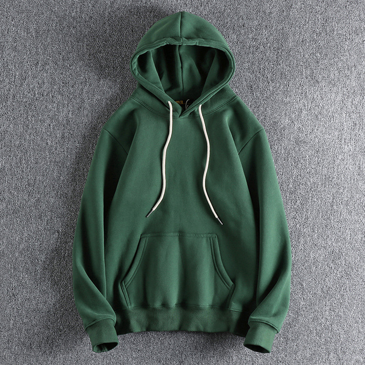 GrogeousBen Men's winter fleece blank plain cotton hoodies  high quality hoodies