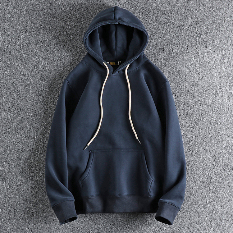 GrogeousBen Men's winter fleece blank plain cotton hoodies  high quality hoodies