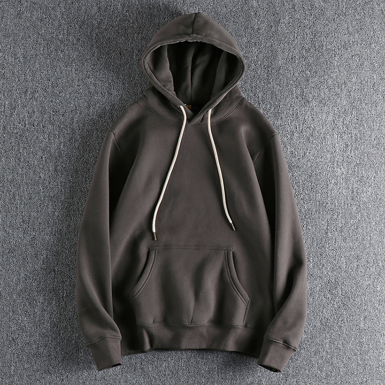 GrogeousBen Men's winter fleece blank plain cotton hoodies  high quality hoodies