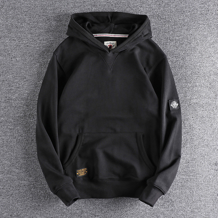 GrogeousBen Men's  plain hoodies fleece cotton sweatshirts fleece hoodie