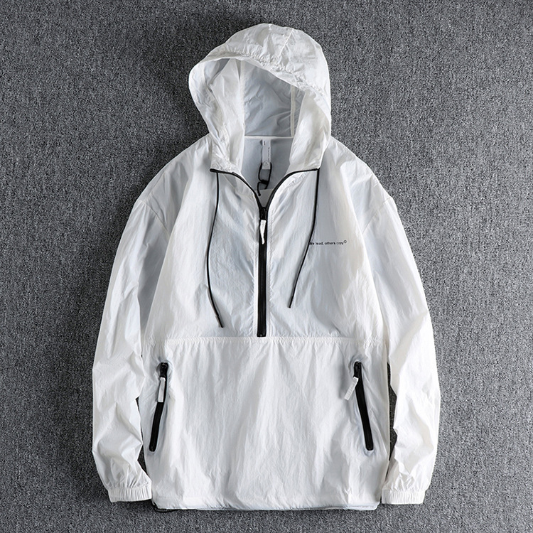GrogeousBen Men's Windbreaker Jacket Men Windbreaker Jacket Water Repellent Windproof Windbreaker Jacket