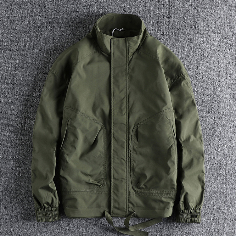 GrogeousBen Men's Winter Windbreaker Casual Motorcycle Bomber Jacket