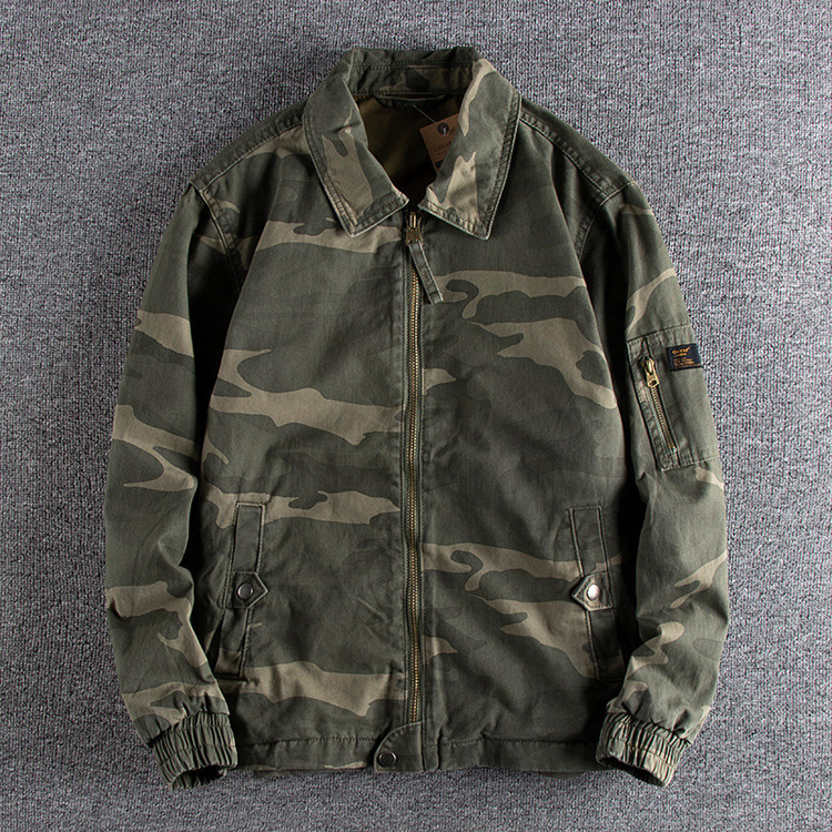GrogeousBen Men's outdoor hunting jacket camouflage clothing casual jacket