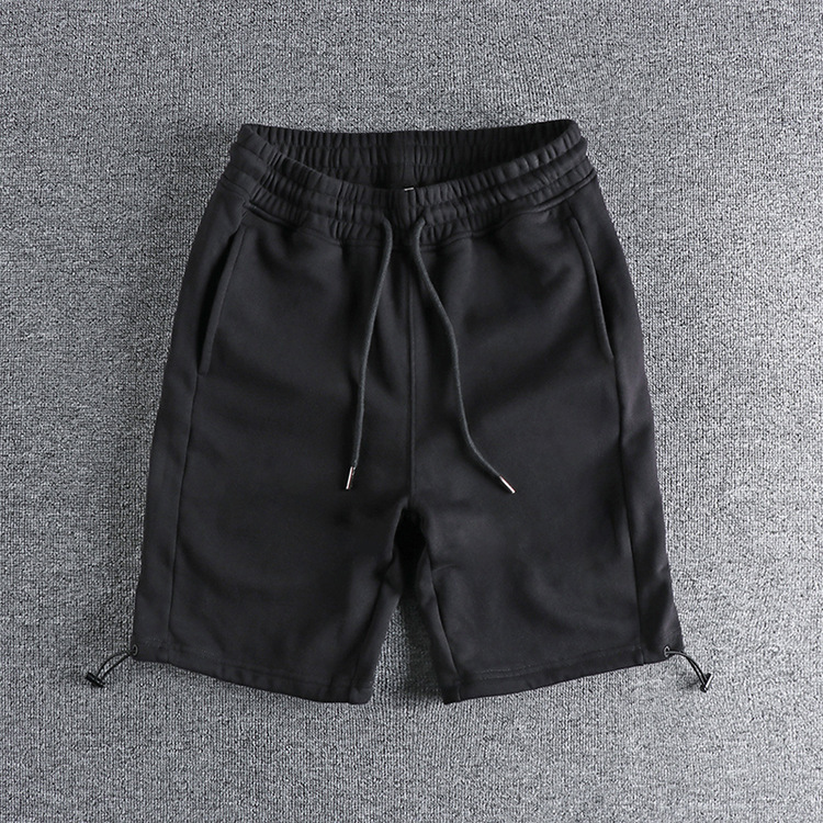 GrogeousBen Men's 100% cotton summer casual running shorts  high quality loose thick weight shorts men