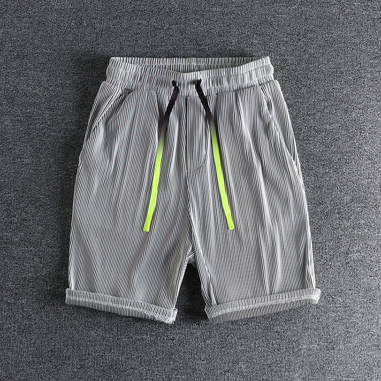GrogeousBen Men's Ice silk fabric casual shorts