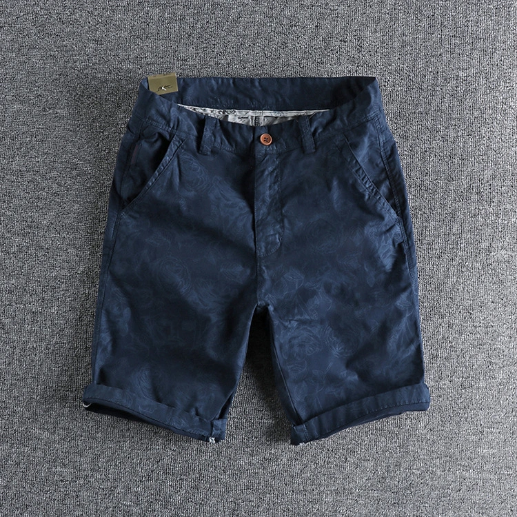 GrogeousBen Men's High Quality Outdoor Unique Decorative Pattern Half Pants Breathable Cargo Shorts For Men