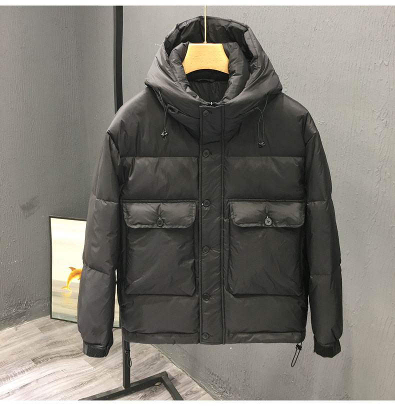 Grogeous Ben Men's  Puffer Jacket Quilted Lined Bomber Jacket  Casual Coat Down Jacket Thick Windbreaker Outwear Winter
