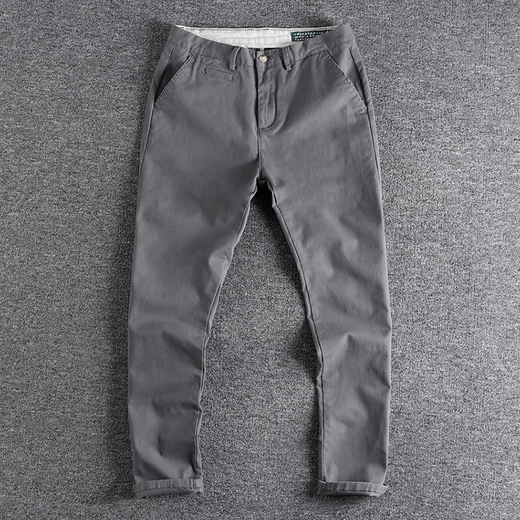GrogeousBen Men's  Pants Slacks Personality Pants Men's Straight Leg Casual Men's Trousers & Pants