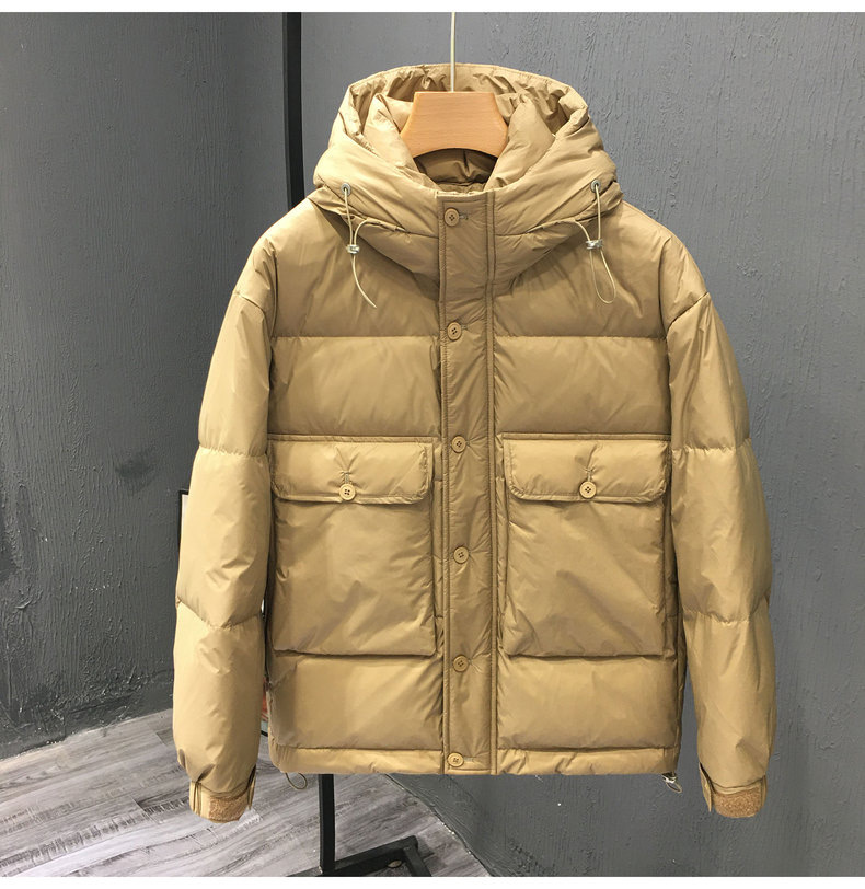 Grogeous Ben Men's  Puffer Jacket Quilted Lined Bomber Jacket  Casual Coat Down Jacket Thick Windbreaker Outwear Winter