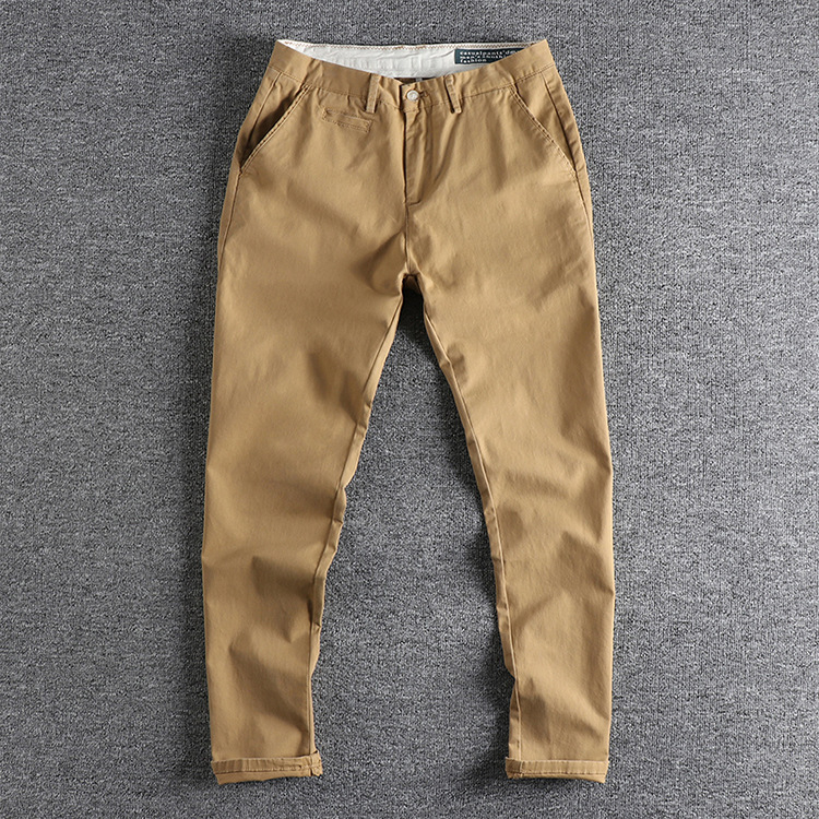 GrogeousBen Men's  Pants Slacks Personality Pants Men's Straight Leg Casual Men's Trousers & Pants
