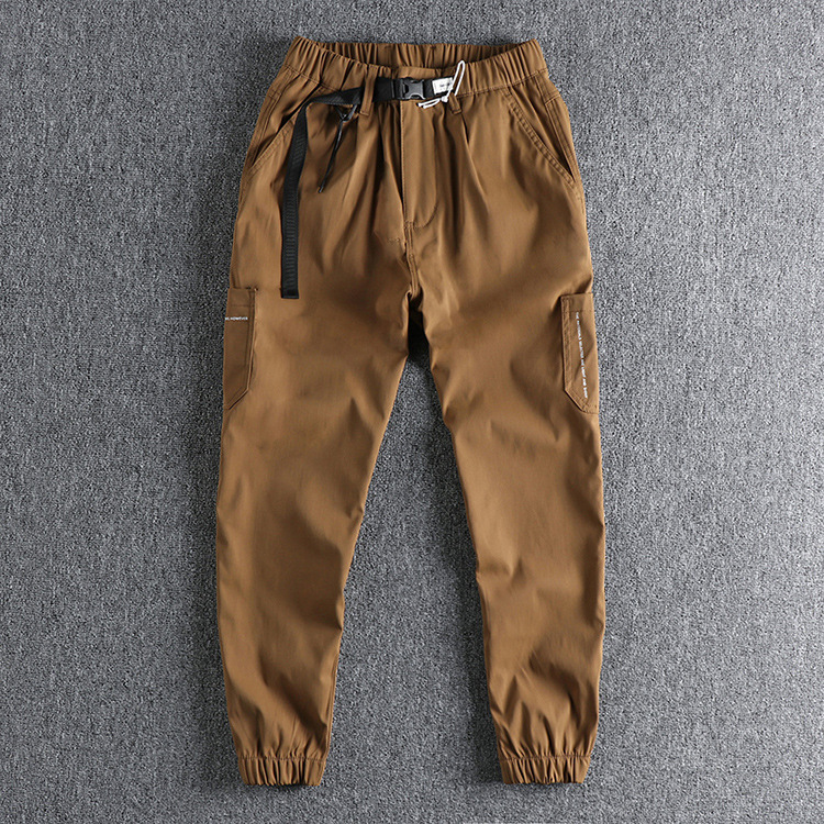 GrogeousBen Men's High Quality Street Loose Bundle Pants Hip Hop Style Straight Fashion Joggers Pants