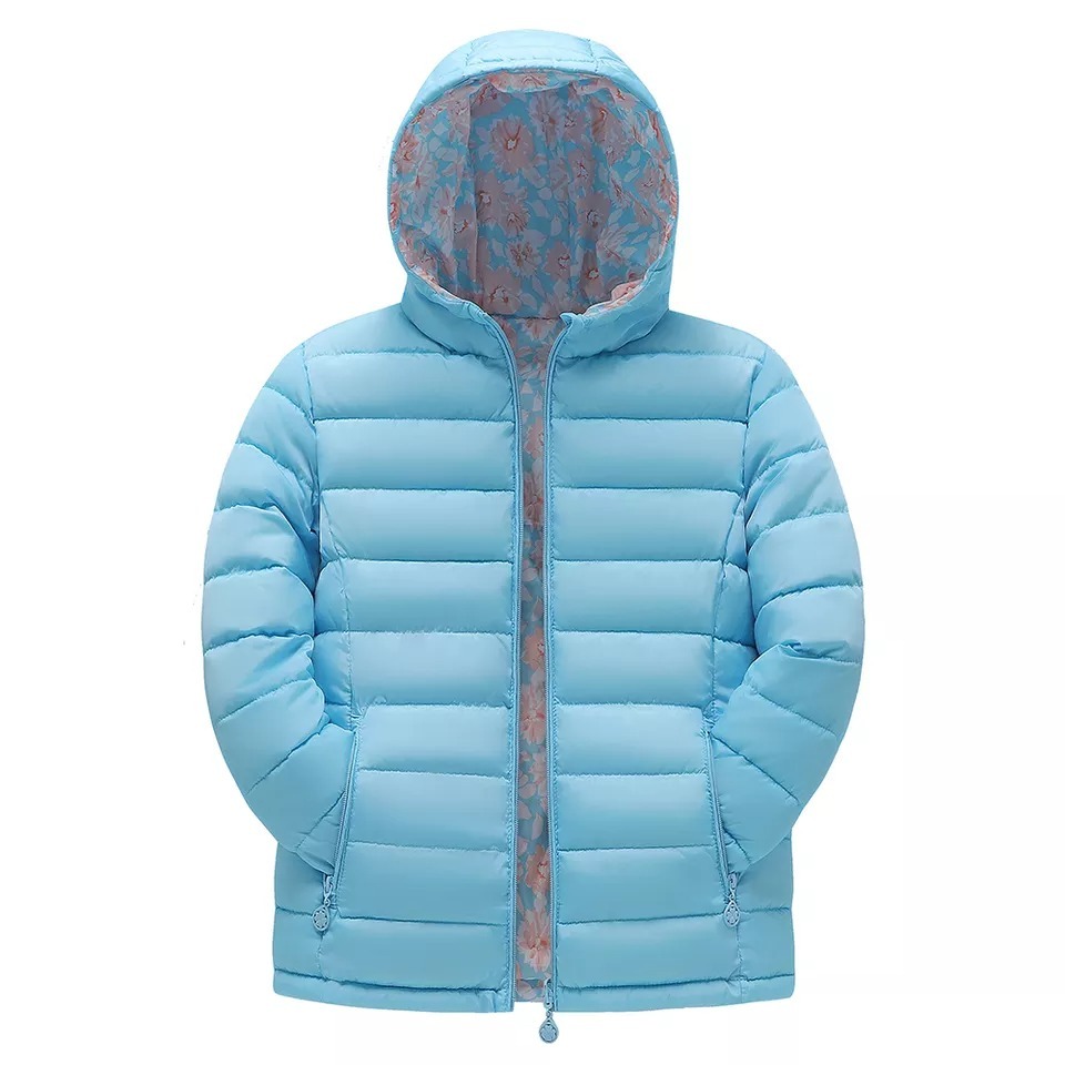 Clearance sale-Women's Hight Quality Jacket Winter Coat Adult Padded Double-side Wearing Jackets colorful down jacket