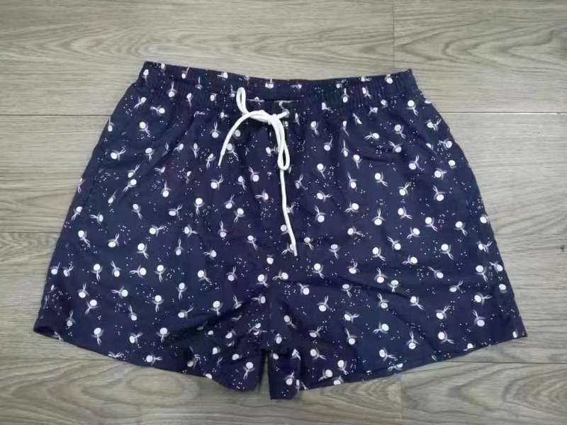 Stock&ready made- Men's  speedos Recycled plastic fabric long plus stretch swimsuit beach pants with liner men swim shorts