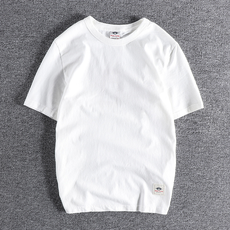 GrogeousBen Custom unisex t shirt men Crewneck Black White Letter Printed Graphic Blank Plain Custom T Shirt